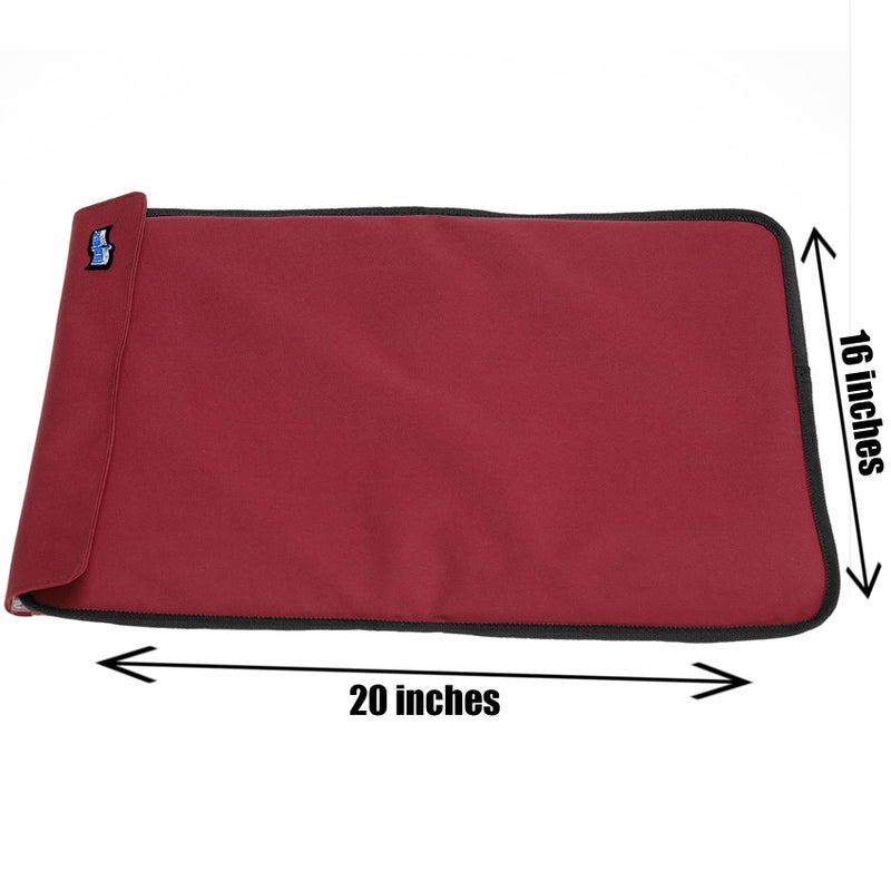 FlexiFreeze Party Mat Chiller - Food Cooling Buffet Cooler for Cold Serving Red (19" x 15") - Image 3